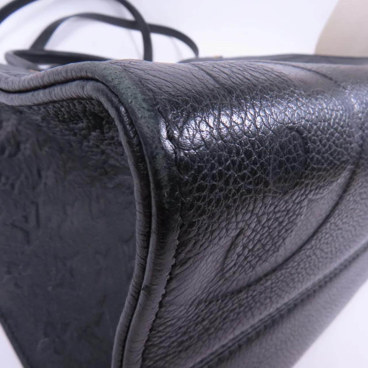 LOUIS VUITTON OnTheGo M45595 兩用包 牛皮 黑色 / Noir Obscur 牛皮 中古品B - 縮圖 6