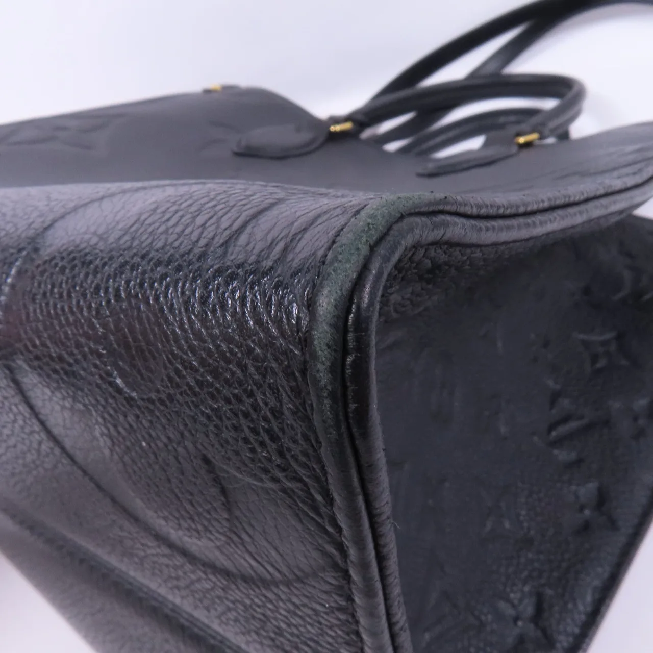 LOUIS VUITTON OnTheGo M45595 兩用包 牛皮 黑色 / Noir Obscur 牛皮 中古品B - 縮圖 7