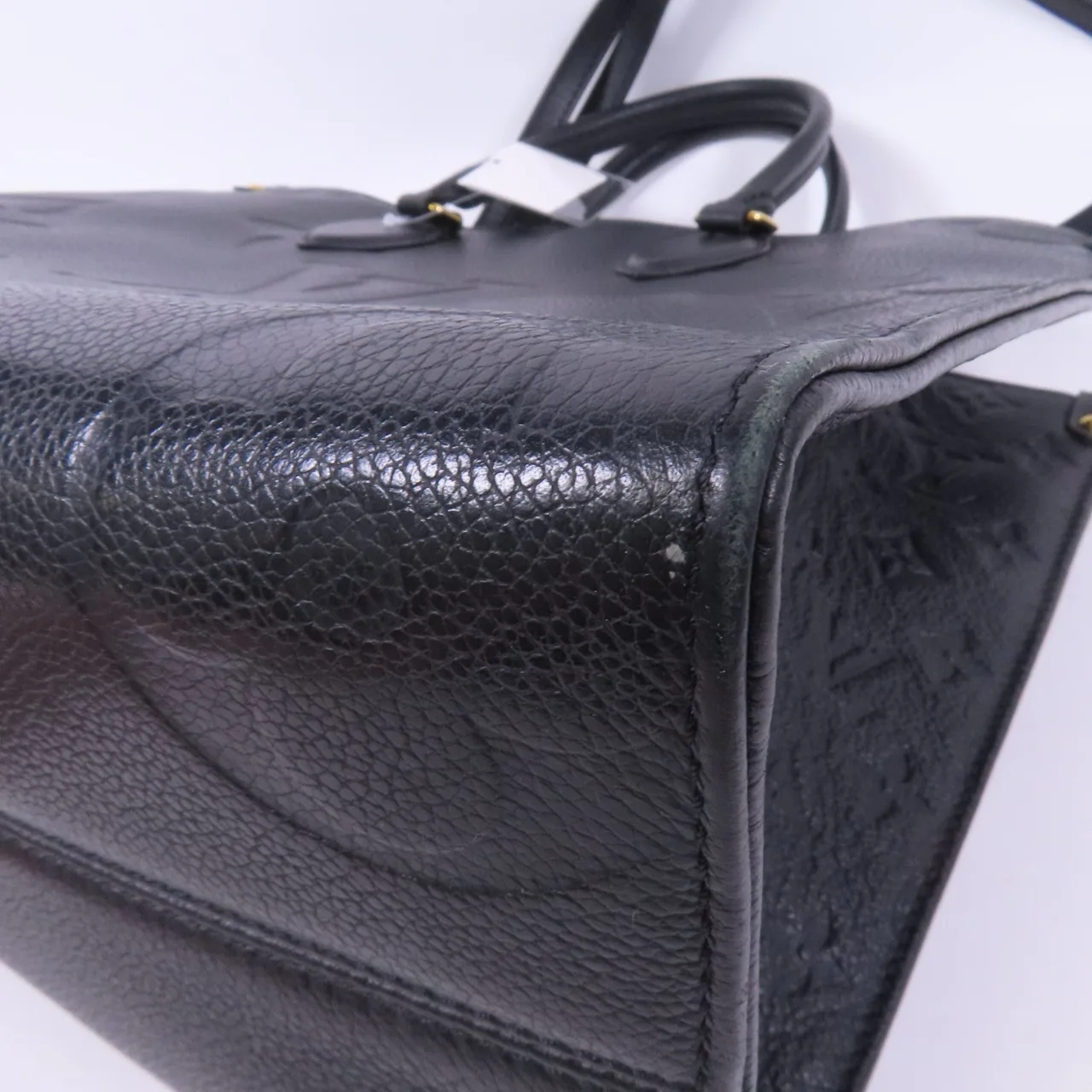 LOUIS VUITTON OnTheGo M45595 兩用包 牛皮 黑色 / Noir Obscur 牛皮 中古品B - 縮圖 8