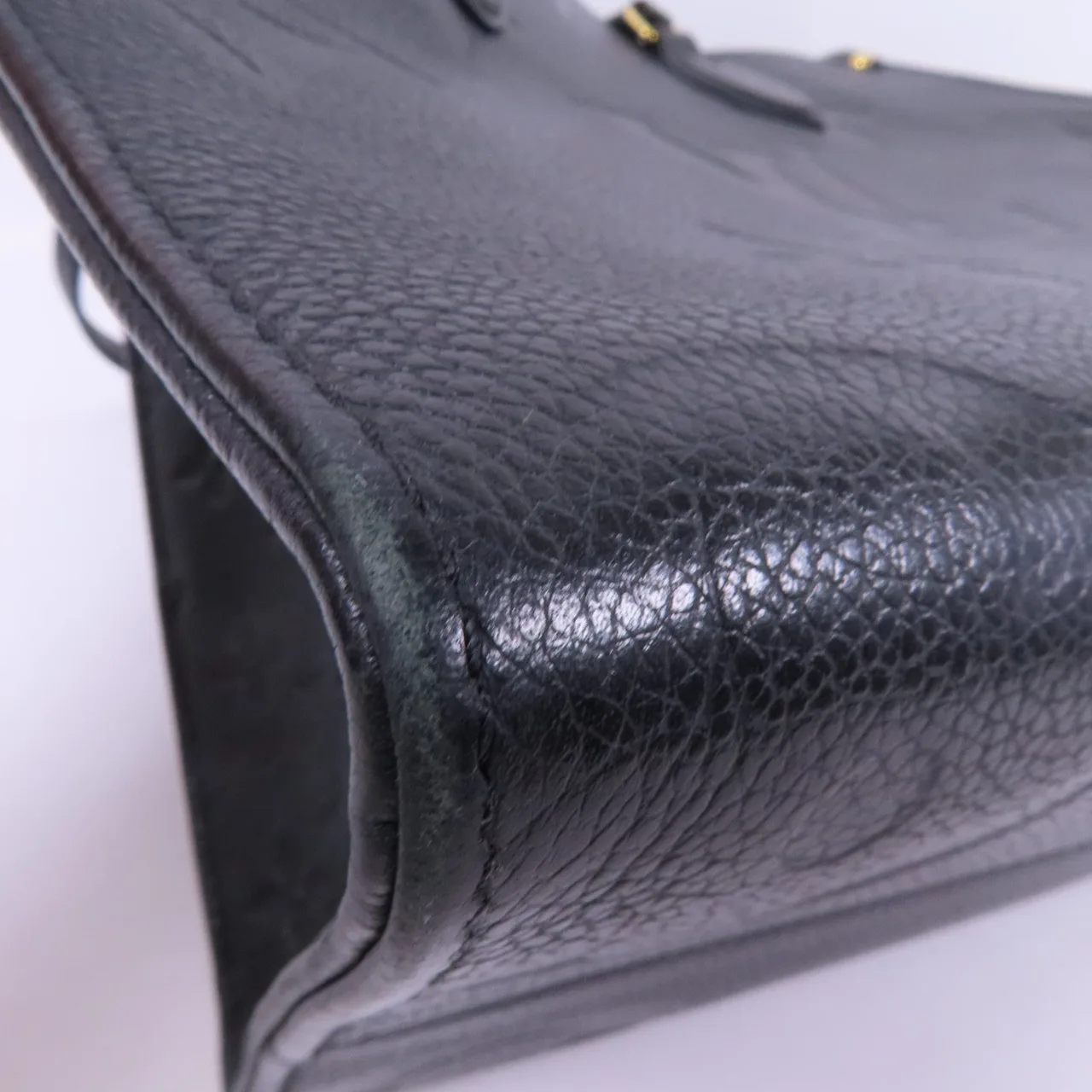 LOUIS VUITTON OnTheGo M45595 兩用包 牛皮 黑色 / Noir Obscur 牛皮 中古品B - 縮圖 10