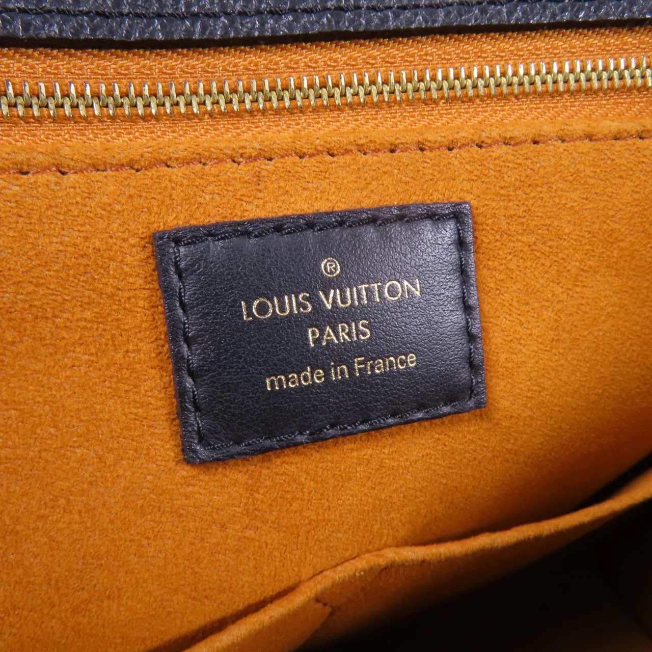 LOUIS VUITTON OnTheGo M45595 兩用包 牛皮 黑色 / Noir Obscur 牛皮 中古品B - 縮圖 12