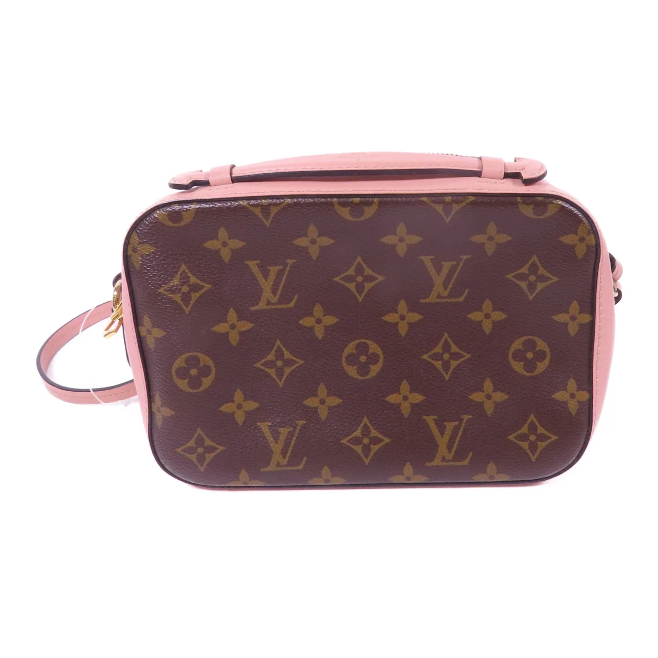 LOUIS VUITTON Saintonge M44442 兩用包 塗層帆布 棕色 / 粉色 / Brown/Pink 塗層帆布 中古品A - 縮圖 2