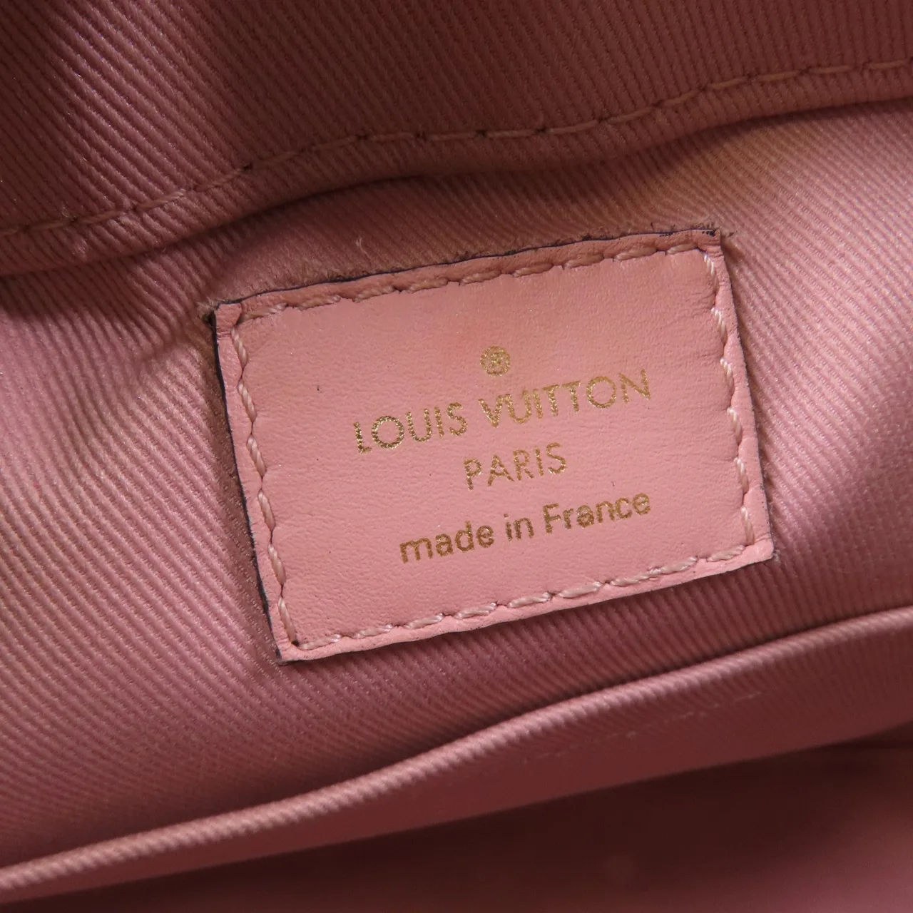 LOUIS VUITTON Saintonge M44442 兩用包 塗層帆布 棕色 / 粉色 / Brown/Pink 塗層帆布 中古品A - 縮圖 11