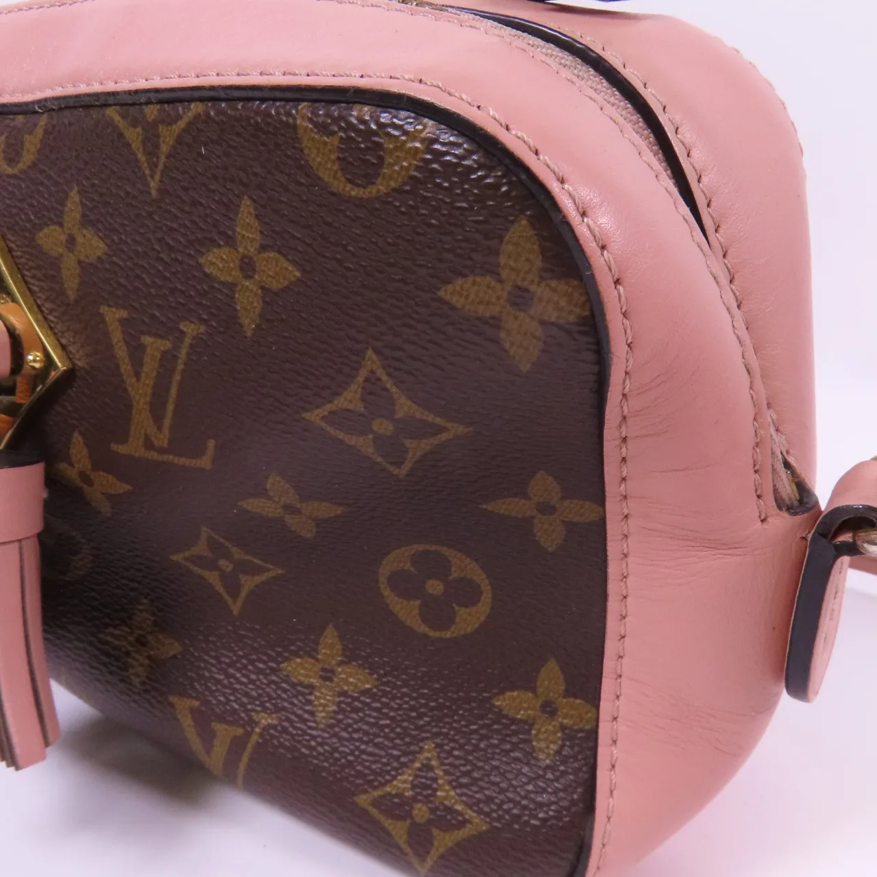 LOUIS VUITTON Saintonge M44442 兩用包 塗層帆布 棕色 / 粉色 / Brown/Pink 塗層帆布 中古品A - 縮圖 13