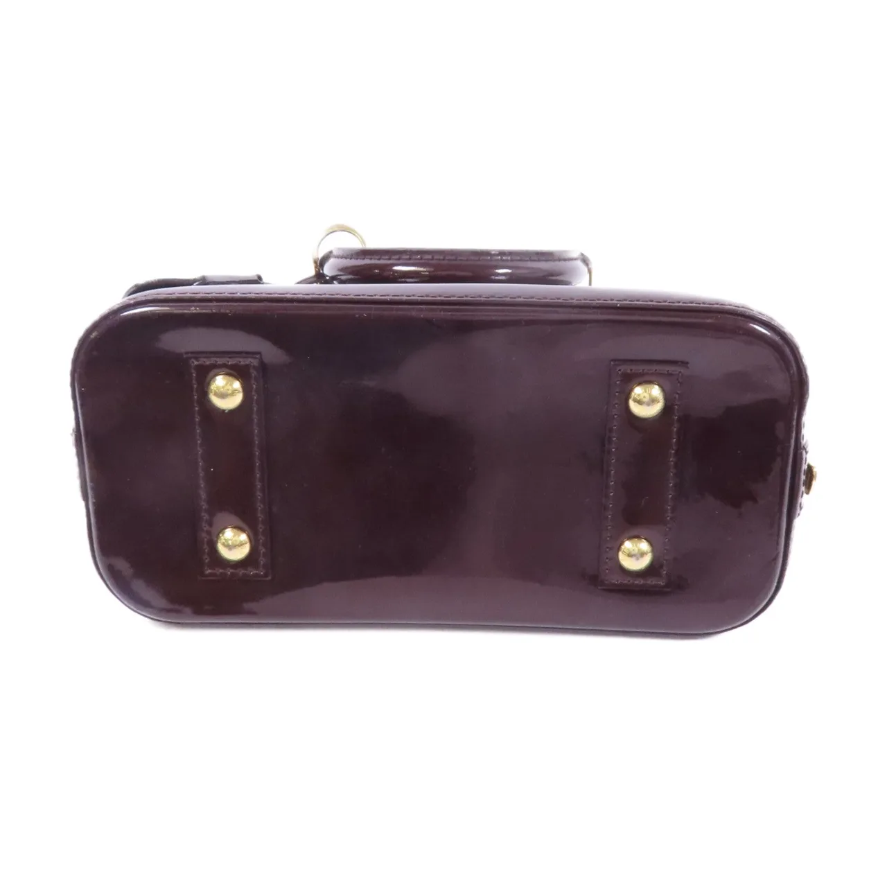 LOUIS VUITTON Alma M91678 兩用包 皮革 紅色 / Burgundy 皮革 中古品C - 縮圖 4