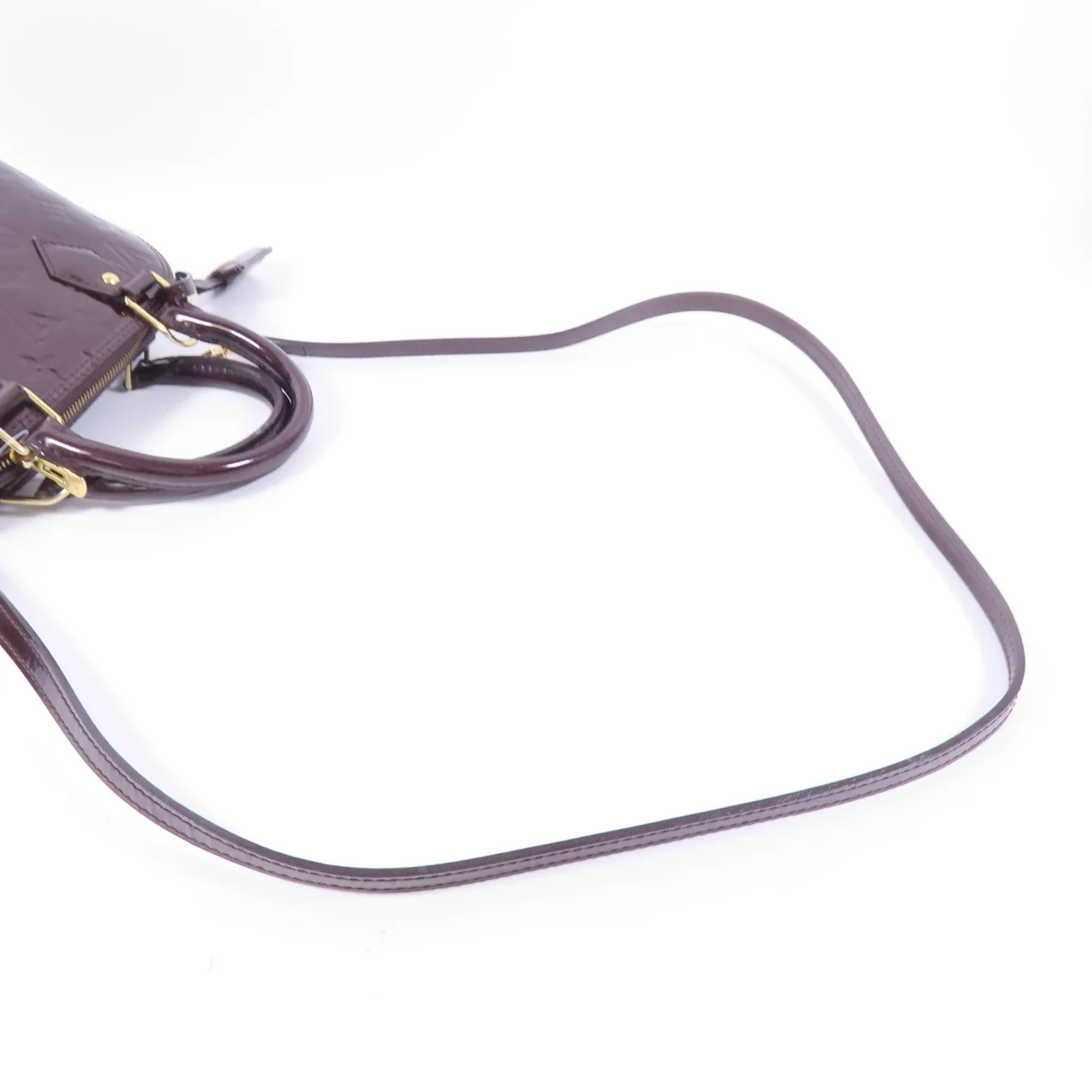 LOUIS VUITTON Alma M91678 兩用包 皮革 紅色 / Burgundy 皮革 中古品C - 縮圖 5