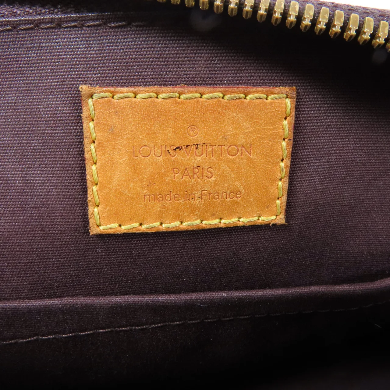 LOUIS VUITTON Alma M91678 兩用包 皮革 紅色 / Burgundy 皮革 中古品C - 縮圖 11