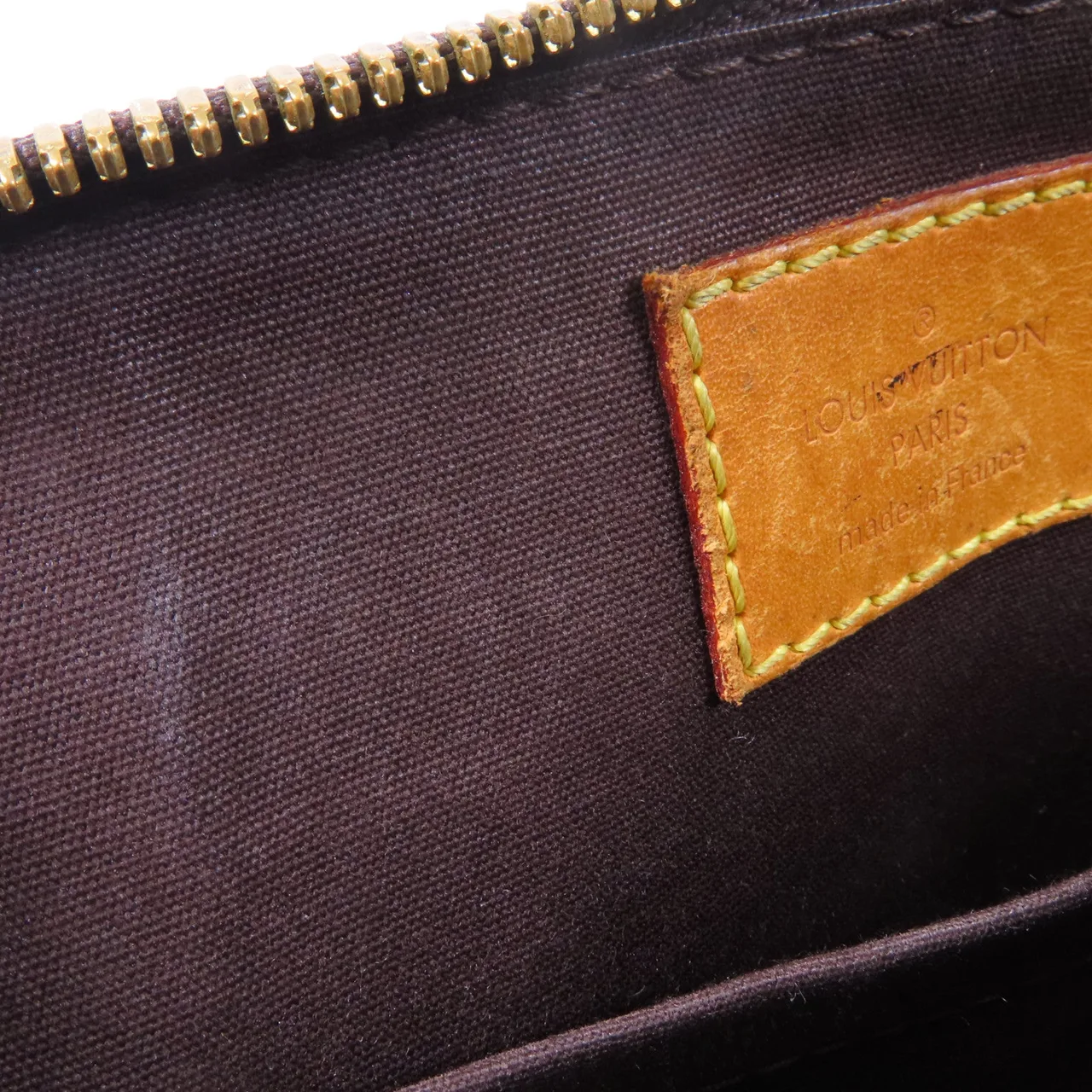 LOUIS VUITTON Alma M91678 兩用包 皮革 紅色 / Burgundy 皮革 中古品C - 縮圖 13