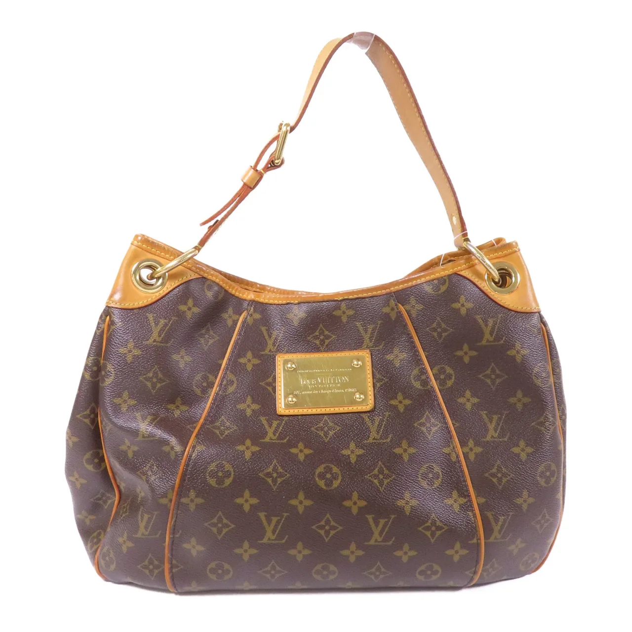 LOUIS VUITTON Galliera M56382 肩背包 塗層帆布 棕色 / Brown