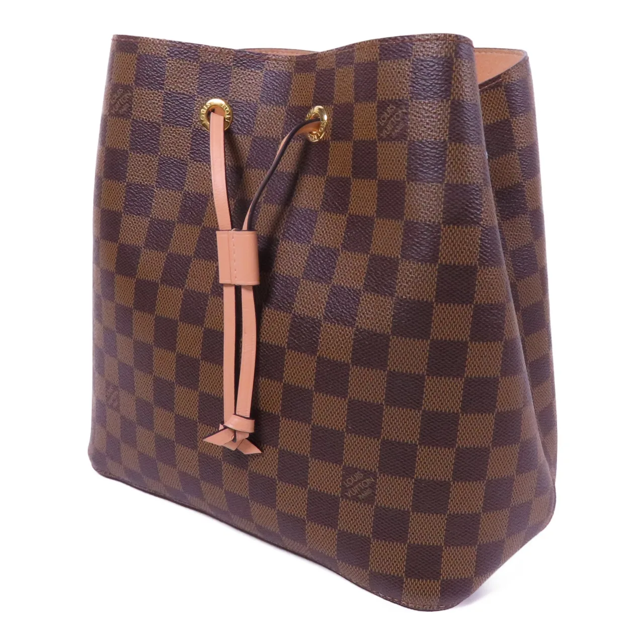 LOUIS VUITTON NeoNoe N40198 肩背包 塗層帆布 棕色 / Brown/Pink 塗層帆布 中古品A - 縮圖 3