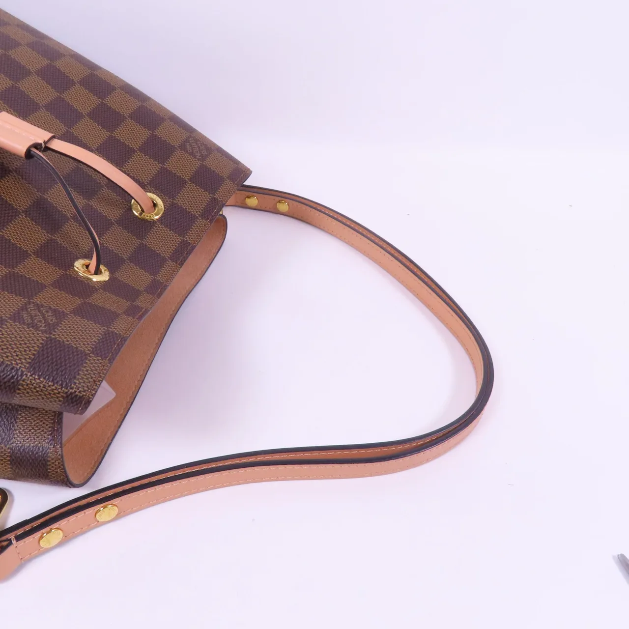 LOUIS VUITTON NeoNoe N40198 肩背包 塗層帆布 棕色 / Brown/Pink 塗層帆布 中古品A - 縮圖 5
