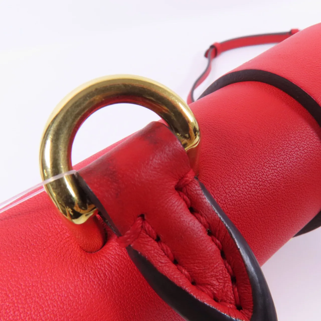 LOUIS VUITTON Locky M44322 兩用包 塗層帆布 棕色 / 紅色 / Brown/Red 塗層帆布 中古品A - 縮圖 11