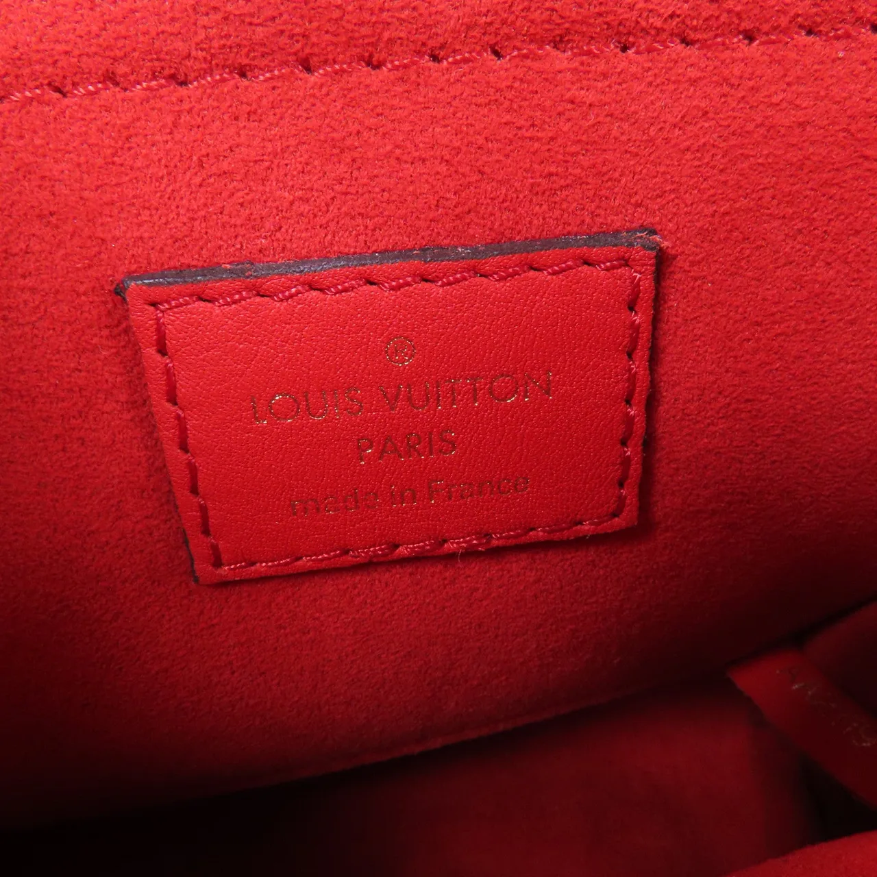 LOUIS VUITTON Locky M44322 兩用包 塗層帆布 棕色 / 紅色 / Brown/Red 塗層帆布 中古品A - 縮圖 14