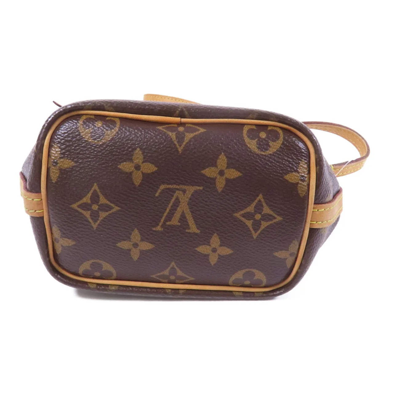LOUIS VUITTON Nano Noe M41346 肩背包 塗層帆布 棕色 / Brown 塗層帆布 中古品A - 縮圖 4