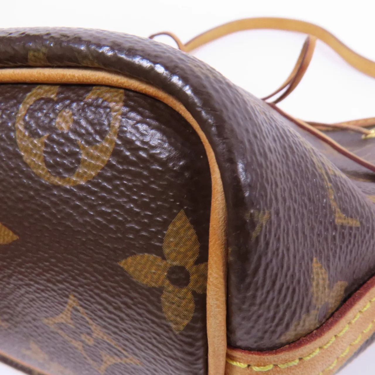 LOUIS VUITTON Nano Noe M41346 肩背包 塗層帆布 棕色 / Brown 塗層帆布 中古品A - 縮圖 7