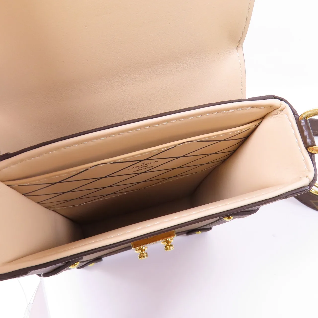 LOUIS VUITTON Trunk M67873 肩背包 塗層帆布 棕色 / Brown 塗層帆布 中古品A - 縮圖 10