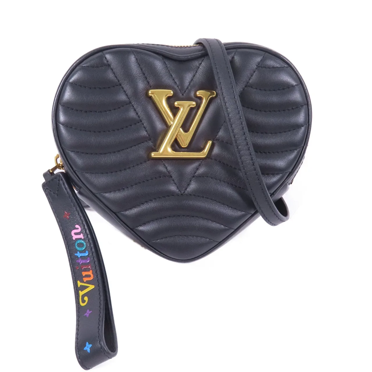 LOUIS VUITTON New Wave M52796 肩背包 牛皮 黑色 / Black