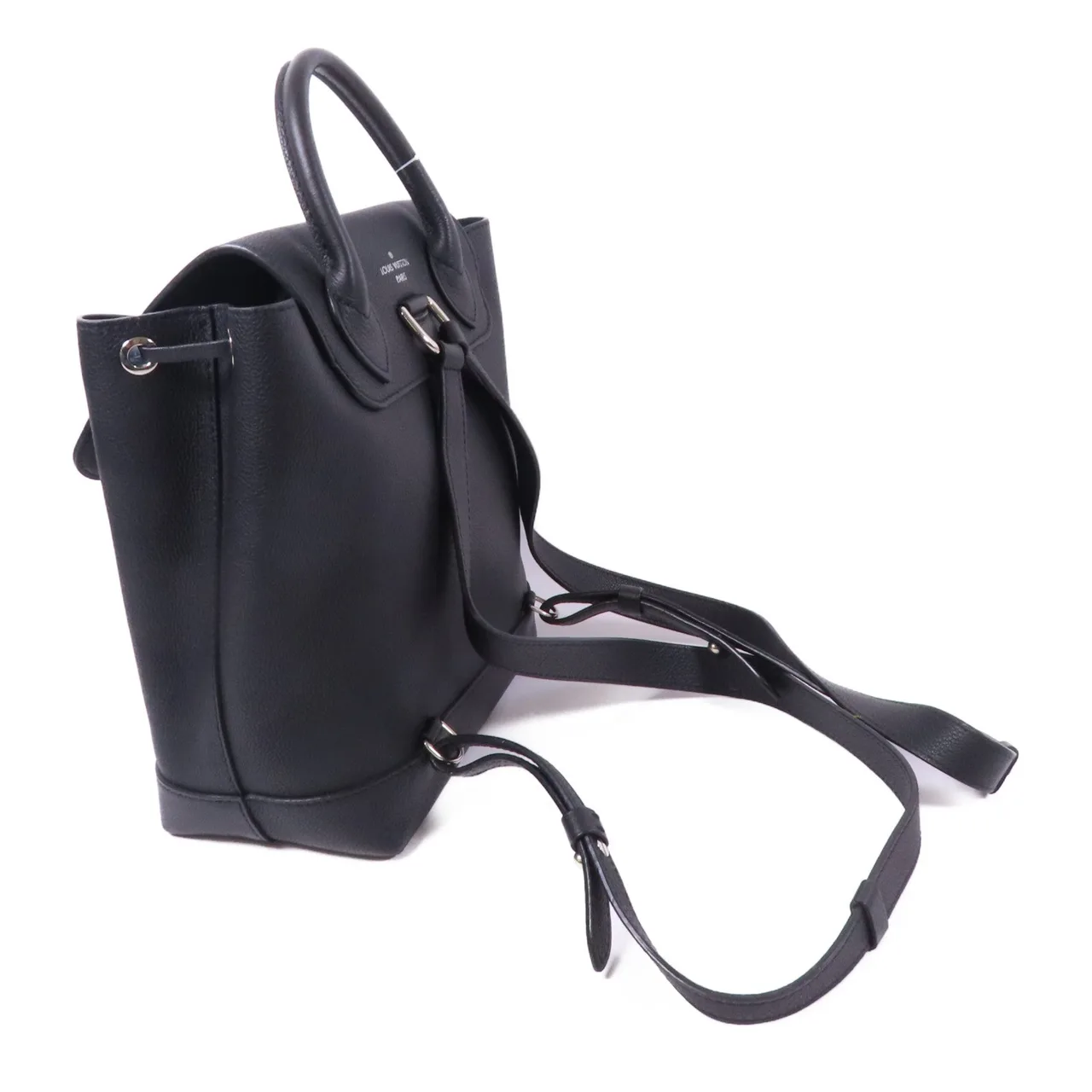 LOUIS VUITTON Lock Me Backpack M41815 背包 牛皮 黑色 / Black 牛皮 中古品A - 縮圖 5