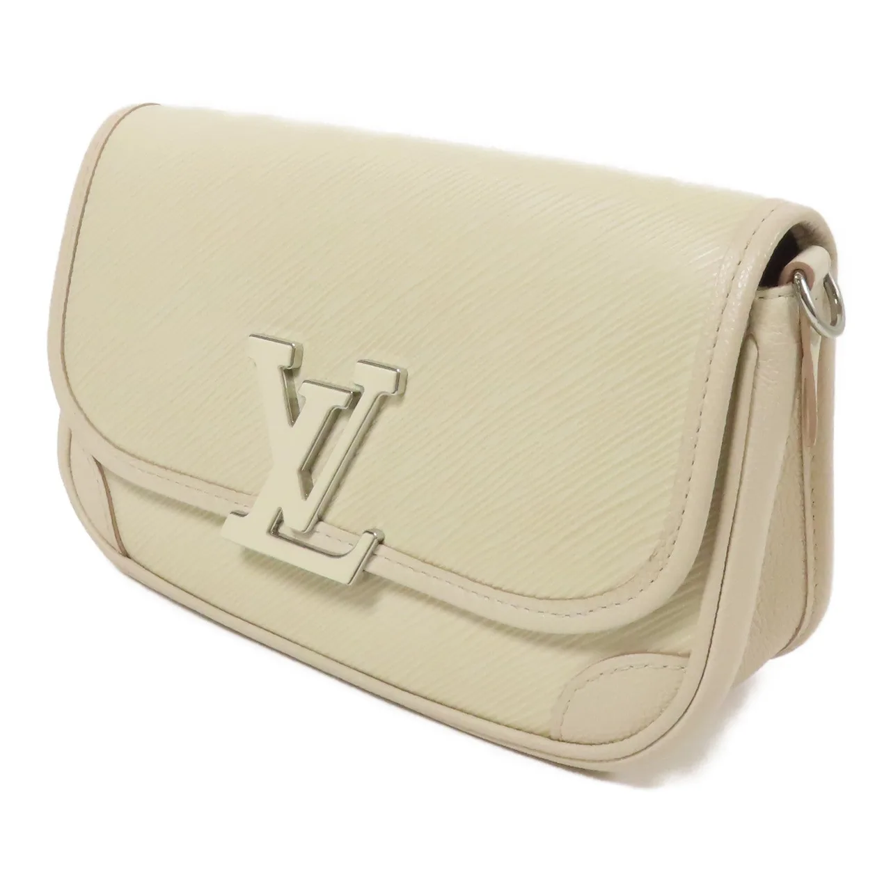 LOUIS VUITTON Buci M59457 肩背包 牛皮 米色 / Quartz(Beige) 牛皮 中古品A - 縮圖 2