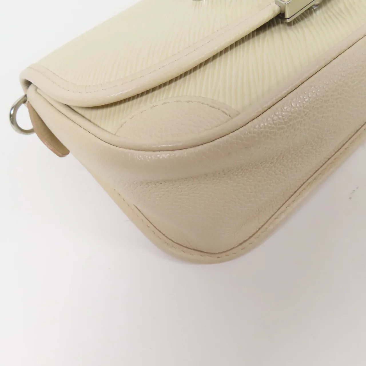 LOUIS VUITTON Buci M59457 肩背包 牛皮 米色 / Quartz(Beige) 牛皮 中古品A - 縮圖 6