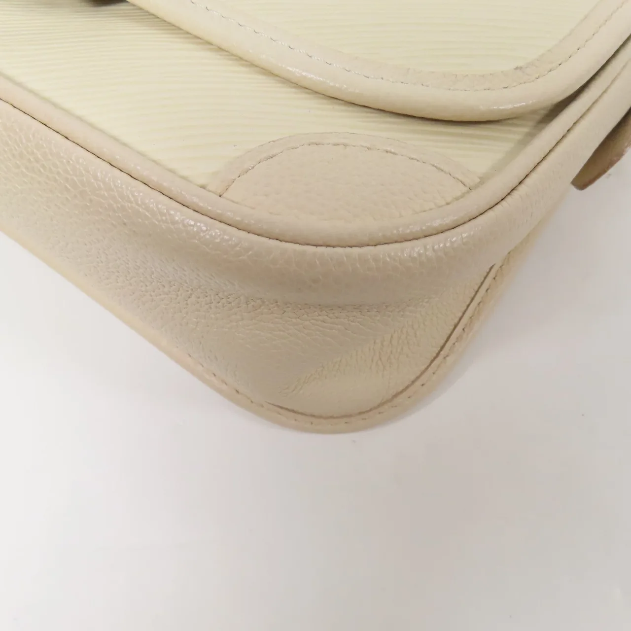 LOUIS VUITTON Buci M59457 肩背包 牛皮 米色 / Quartz(Beige) 牛皮 中古品A - 縮圖 7