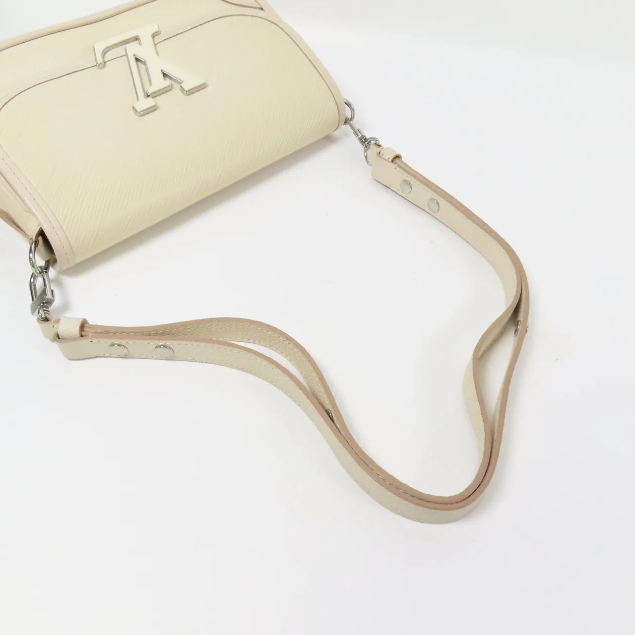 LOUIS VUITTON Buci M59457 肩背包 牛皮 米色 / Quartz(Beige) 牛皮 中古品A - 縮圖 10