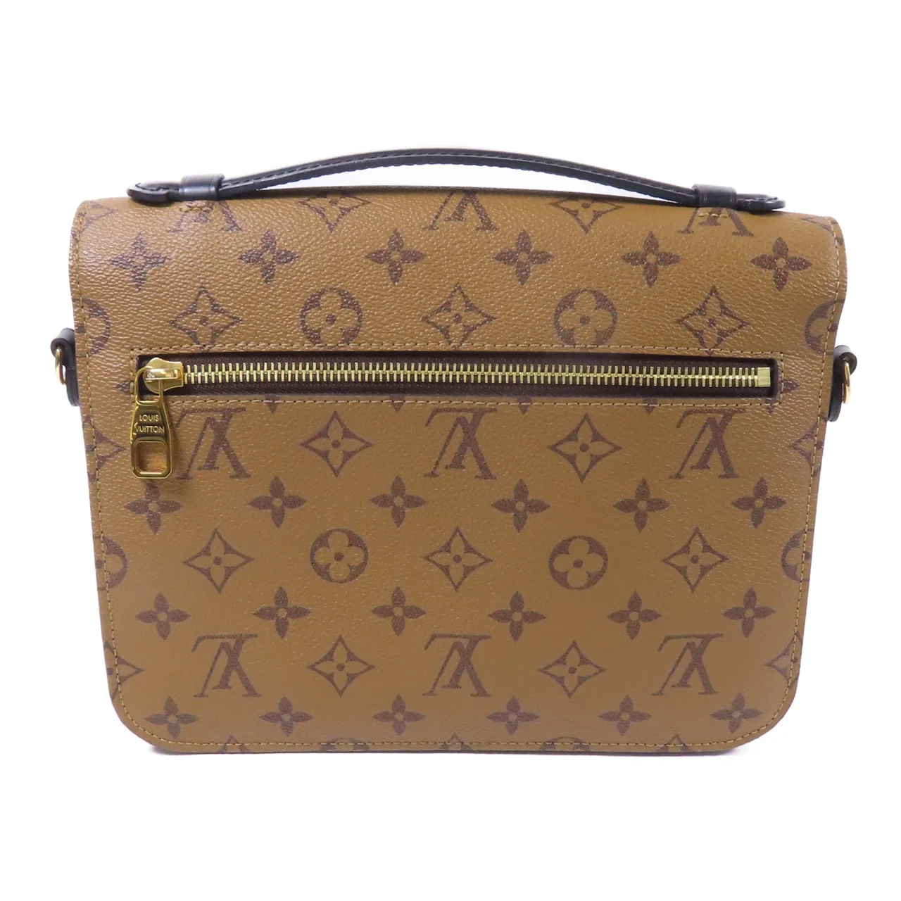 LOUIS VUITTON Pochette Metis M44876 兩用包 塗層帆布 棕色 / Brown 塗層帆布 中古品A - 縮圖 2
