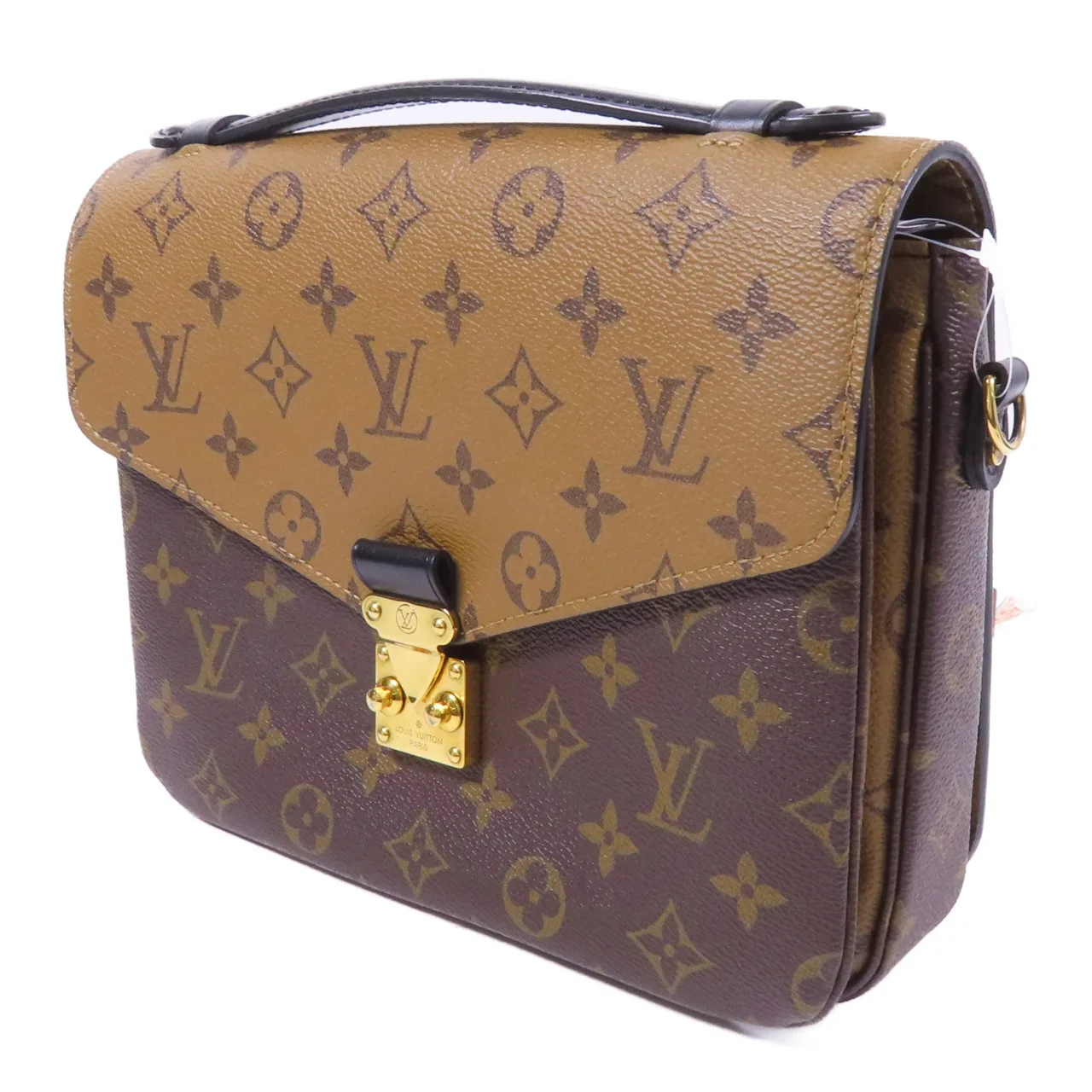 LOUIS VUITTON Pochette Metis M44876 兩用包 塗層帆布 棕色 / Brown 塗層帆布 中古品A - 縮圖 3