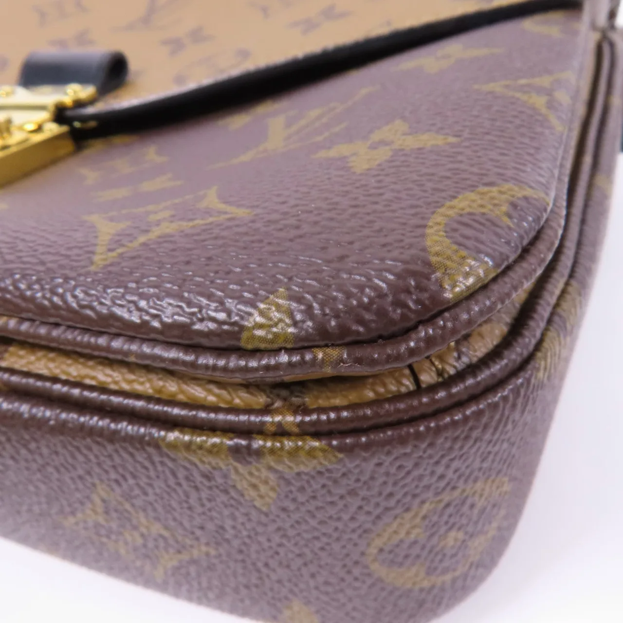 LOUIS VUITTON Pochette Metis M44876 兩用包 塗層帆布 棕色 / Brown 塗層帆布 中古品A - 縮圖 7