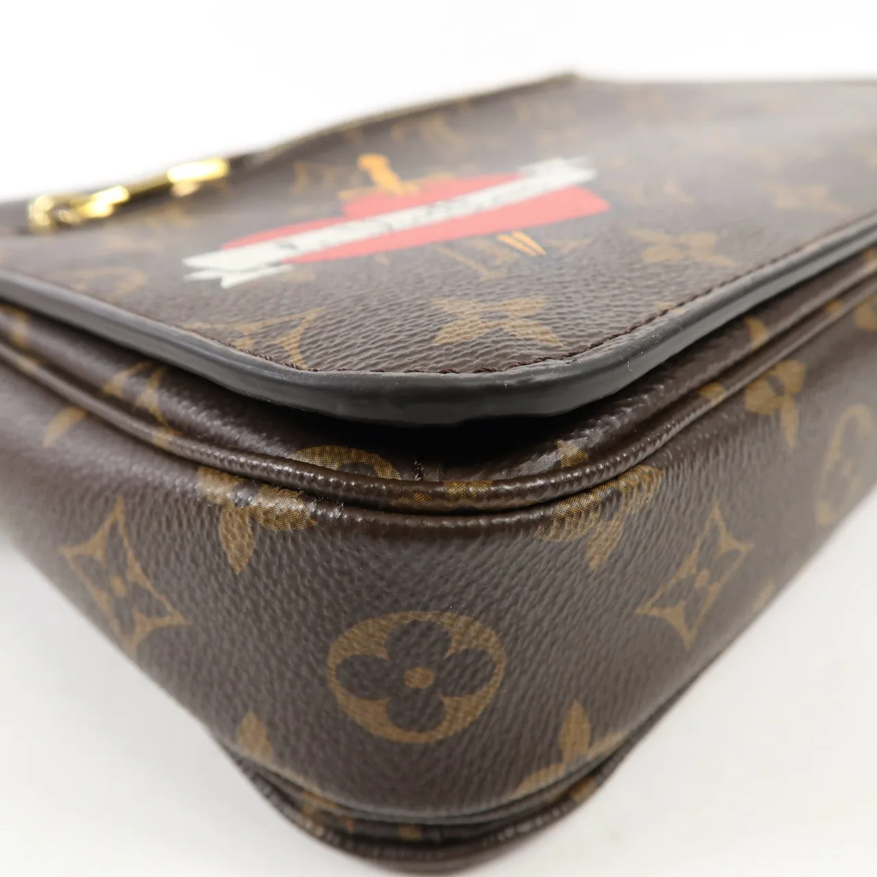 LOUIS VUITTON Pochette Metis M43991 兩用包 塗層帆布 棕色 / Brown/Multicolor 塗層帆布 中古品B - 縮圖 12