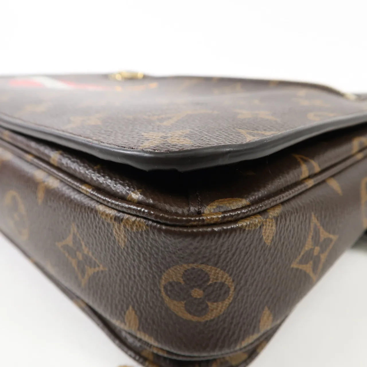LOUIS VUITTON Pochette Metis M43991 兩用包 塗層帆布 棕色 / Brown/Multicolor 塗層帆布 中古品B - 縮圖 13