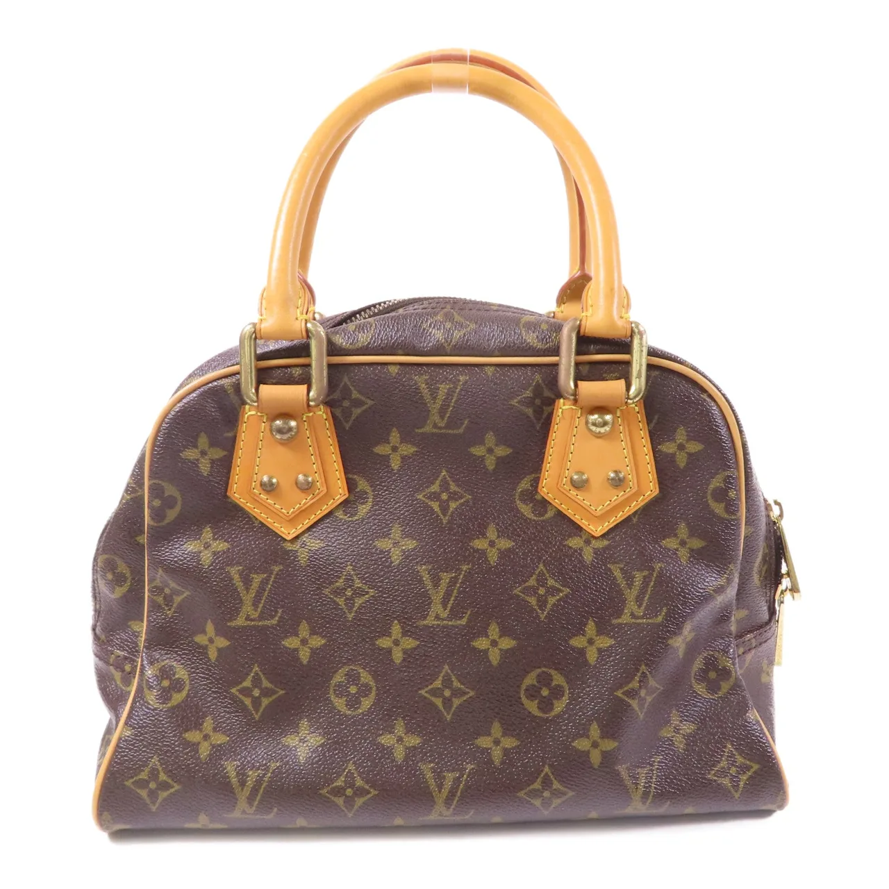 LOUIS VUITTON Manhattan M40026 手提包 塗層帆布 棕色 / Brown 塗層帆布 中古品B - 縮圖 2