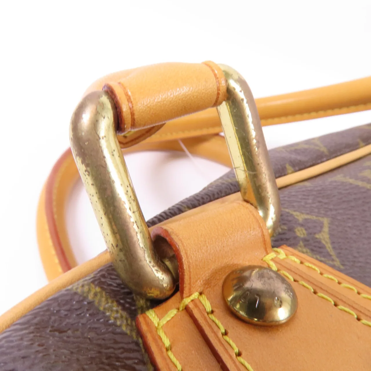 LOUIS VUITTON Manhattan M40026 手提包 塗層帆布 棕色 / Brown 塗層帆布 中古品B - 縮圖 10