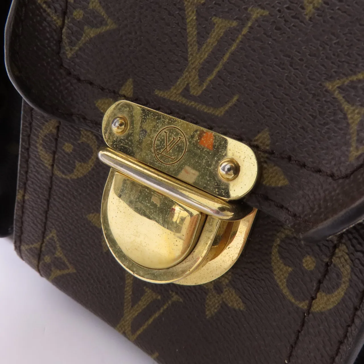 LOUIS VUITTON Manhattan M40026 手提包 塗層帆布 棕色 / Brown 塗層帆布 中古品B - 縮圖 14