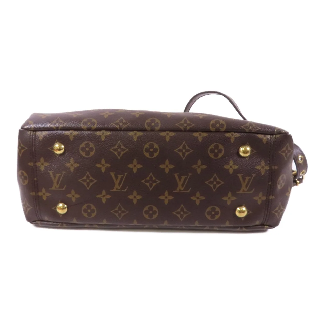 LOUIS VUITTON Pallas M40906 兩用包 塗層帆布 棕色 / Brown/Red 塗層帆布 中古品B - 縮圖 4