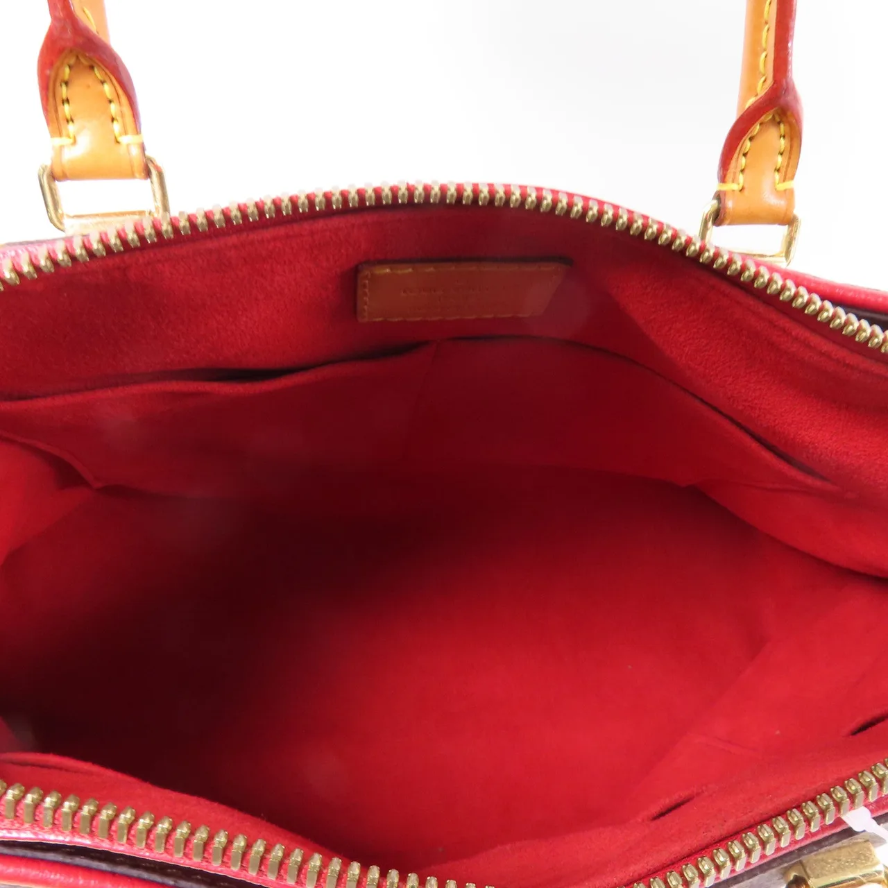 LOUIS VUITTON Pallas M40906 兩用包 塗層帆布 棕色 / Brown/Red 塗層帆布 中古品B - 縮圖 11