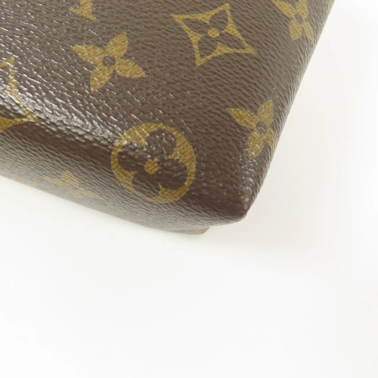 LOUIS VUITTON Locky M44322 兩用包 塗層帆布 棕色 / 紅色 / Brown/Red 塗層帆布 中古品A - 縮圖 9