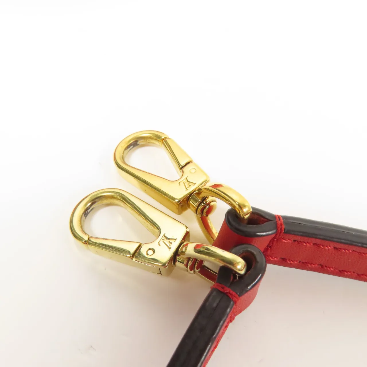 LOUIS VUITTON Locky M44322 兩用包 塗層帆布 棕色 / 紅色 / Brown/Red 塗層帆布 中古品A - 縮圖 12