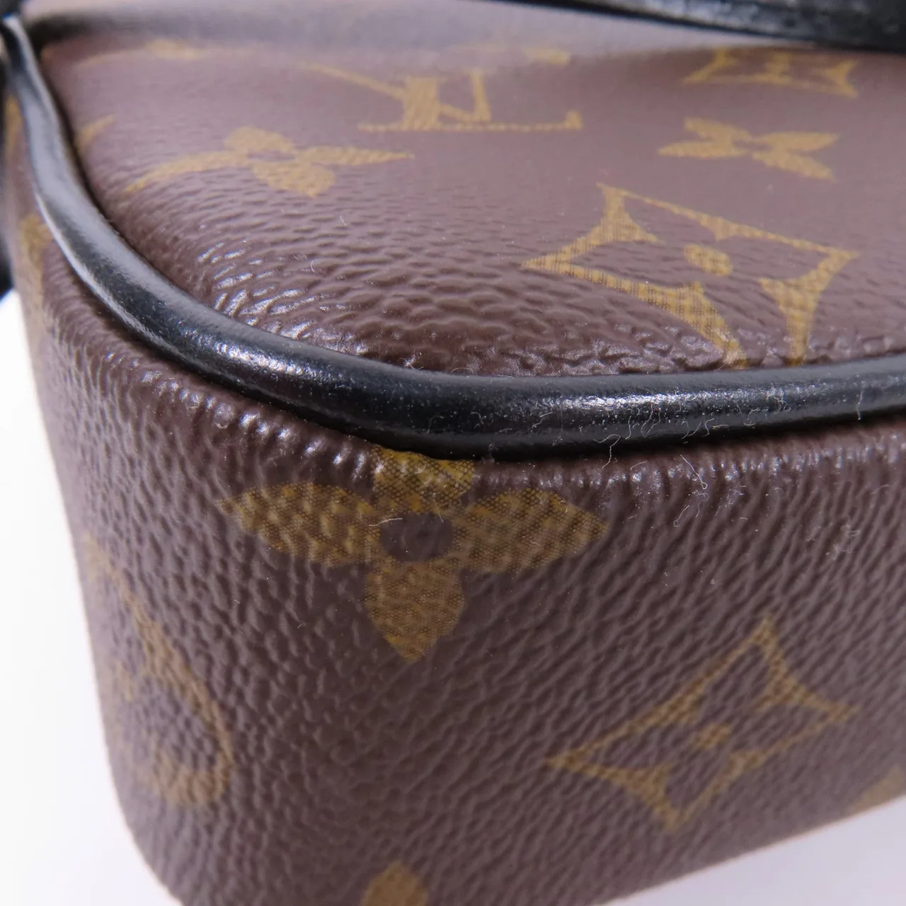 LOUIS VUITTON Christopher M69404 肩背包 塗層帆布 棕色 / 黑色 / Brown 塗層帆布 中古品A - 縮圖 9