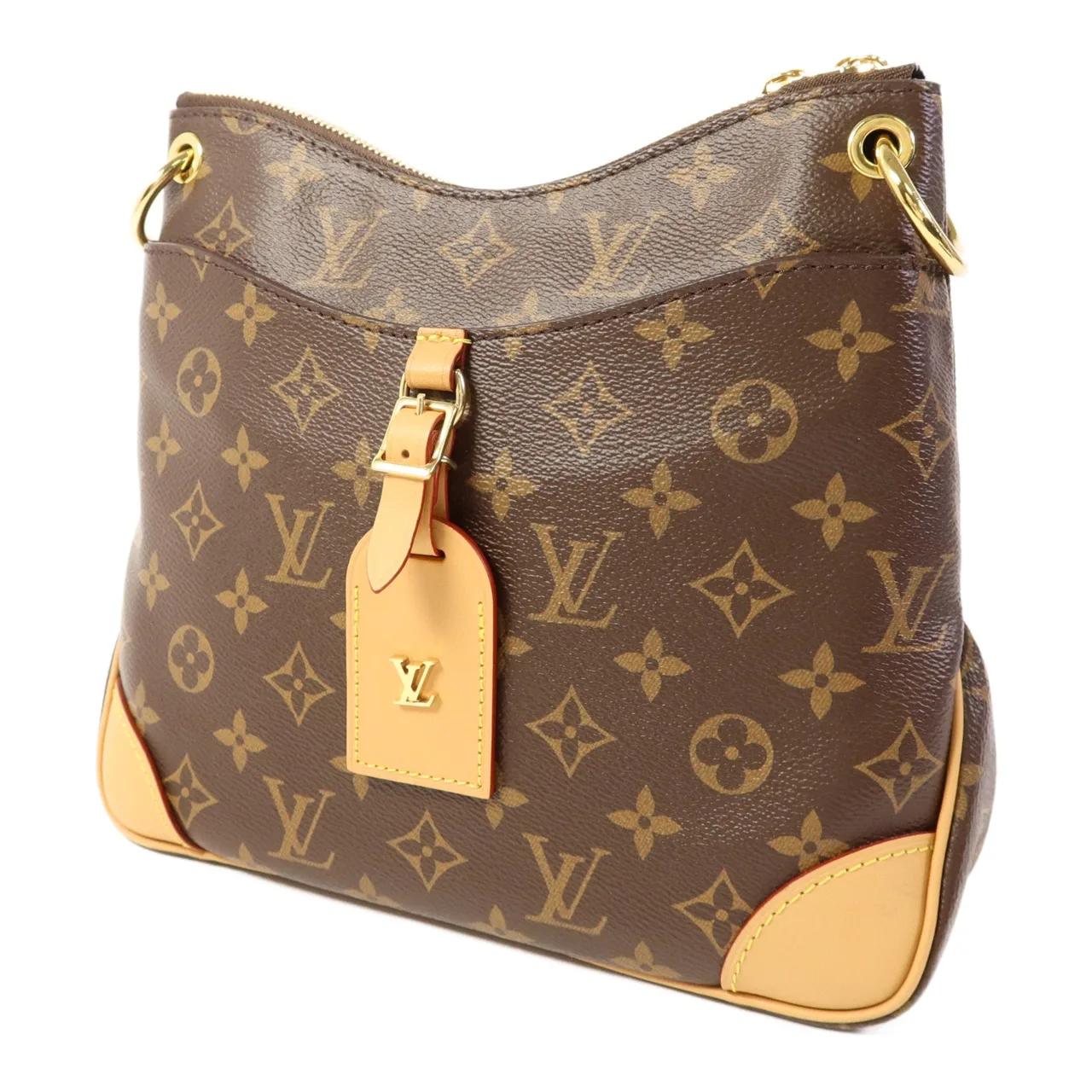 LOUIS VUITTON Odeon M45354 肩背包 塗層帆布 棕色 / Brown 塗層帆布 中古品A - 縮圖 3