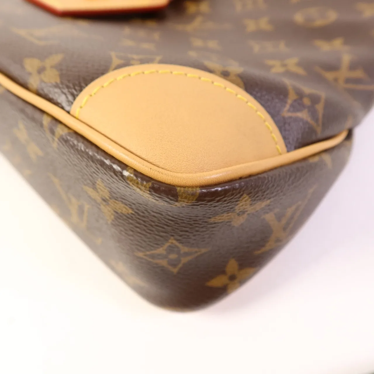 LOUIS VUITTON Odeon M45354 肩背包 塗層帆布 棕色 / Brown 塗層帆布 中古品A - 縮圖 10