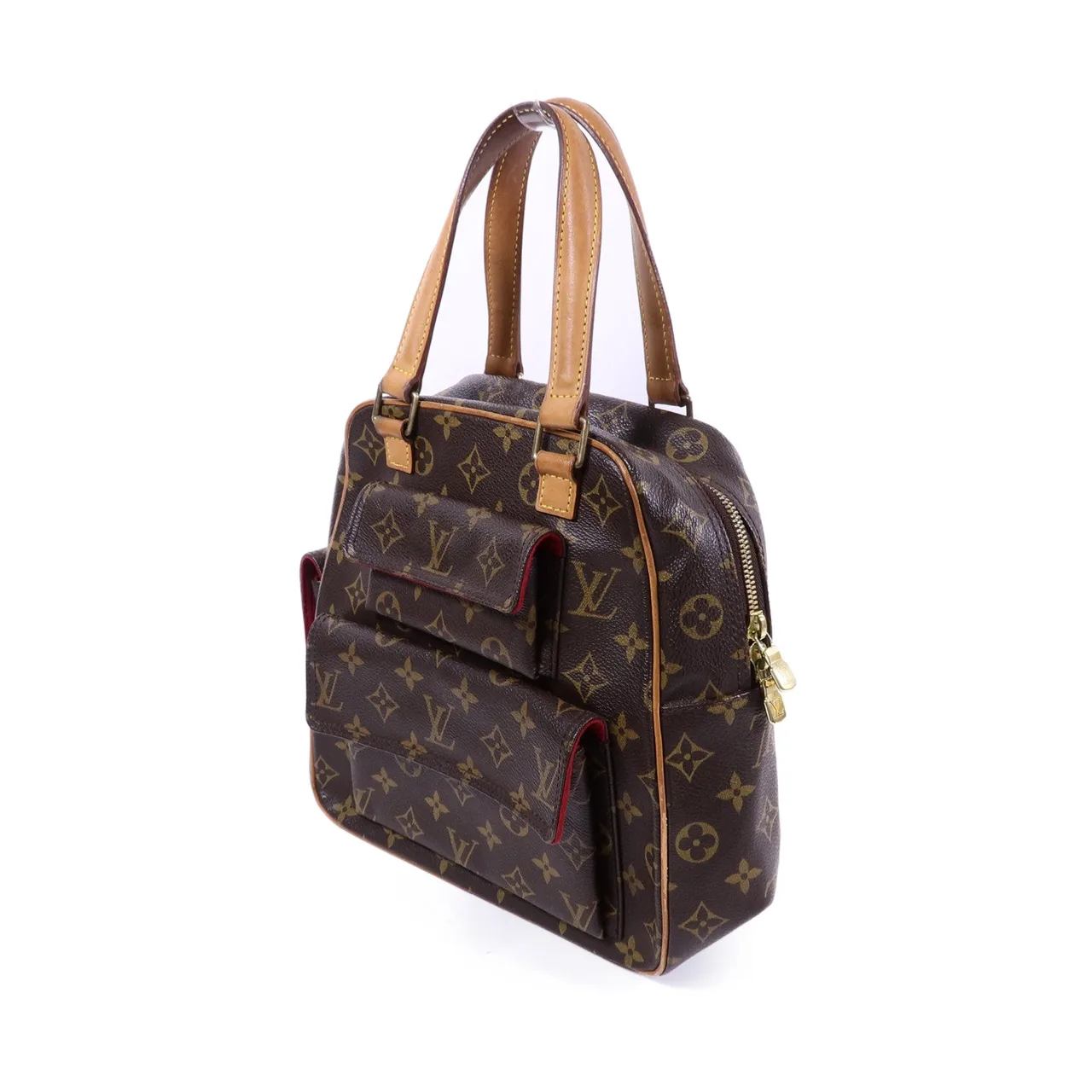 LOUIS VUITTON Excentri-cite M51161 手提包 塗層帆布 棕色 / Brown 塗層帆布 中古品C - 縮圖 3
