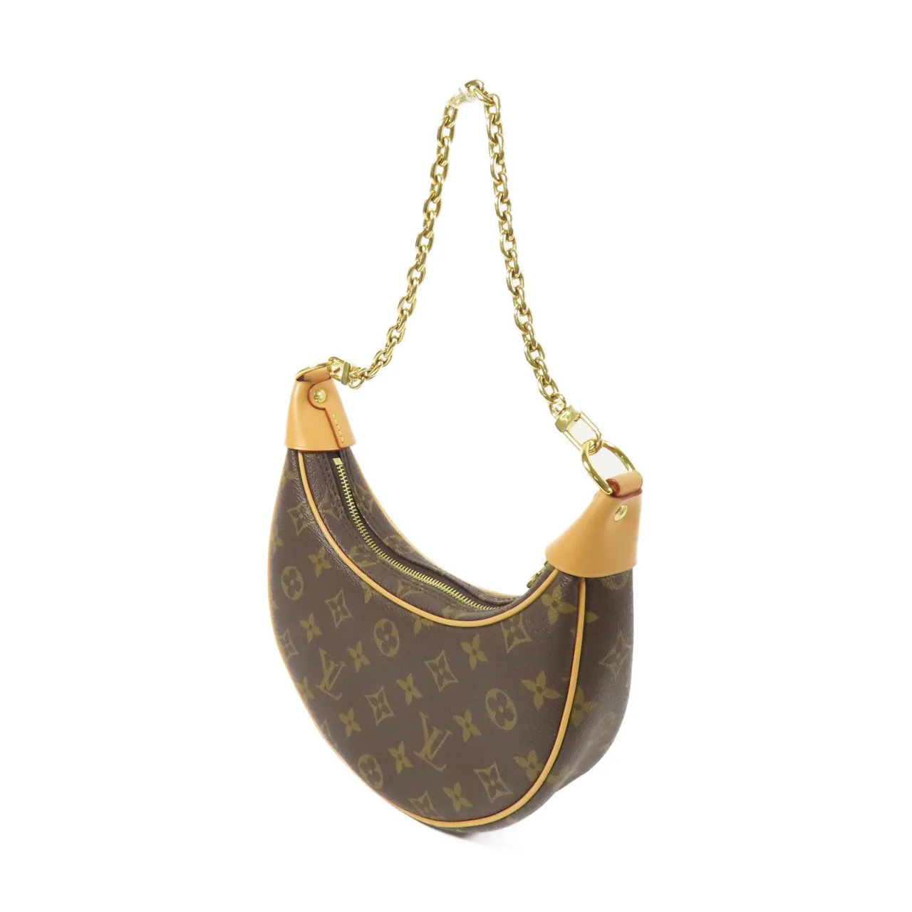 LOUIS VUITTON Loop M81098 兩用包 塗層帆布 棕色 / Brown 塗層帆布 中古品A - 縮圖 2