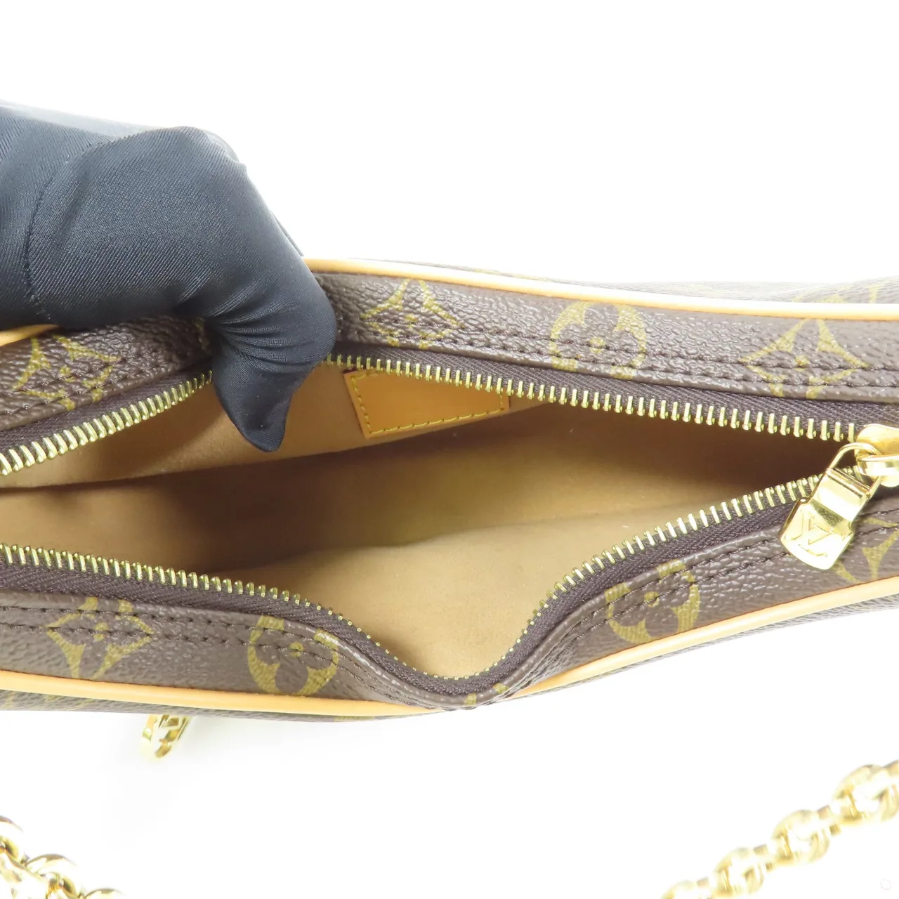 LOUIS VUITTON Loop M81098 兩用包 塗層帆布 棕色 / Brown 塗層帆布 中古品A - 縮圖 5