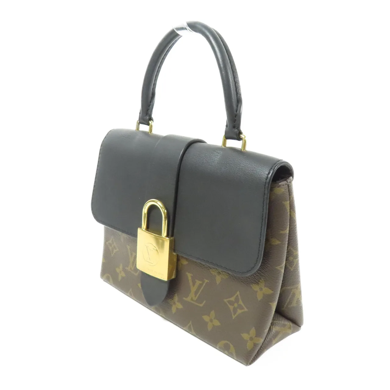 LOUIS VUITTON Locky M44141 兩用包 塗層帆布 棕色 / 黑色 / Brown/Black 塗層帆布 中古品B - 縮圖 2