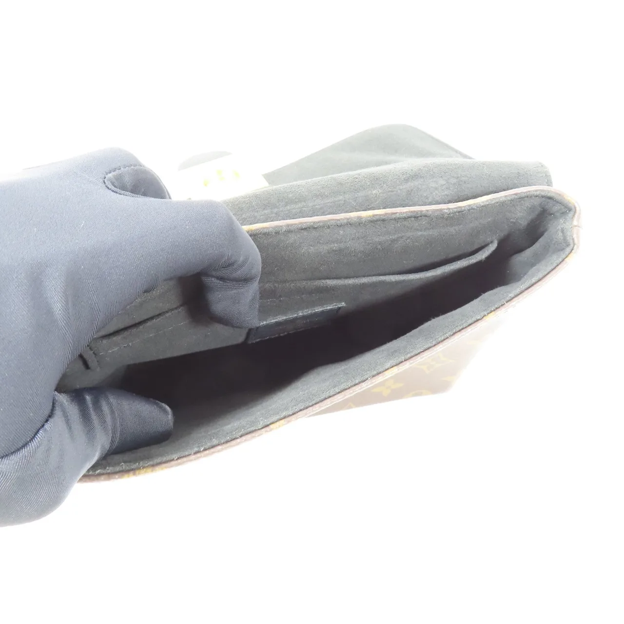 LOUIS VUITTON Locky M44141 兩用包 塗層帆布 棕色 / 黑色 / Brown/Black 塗層帆布 中古品B - 縮圖 5