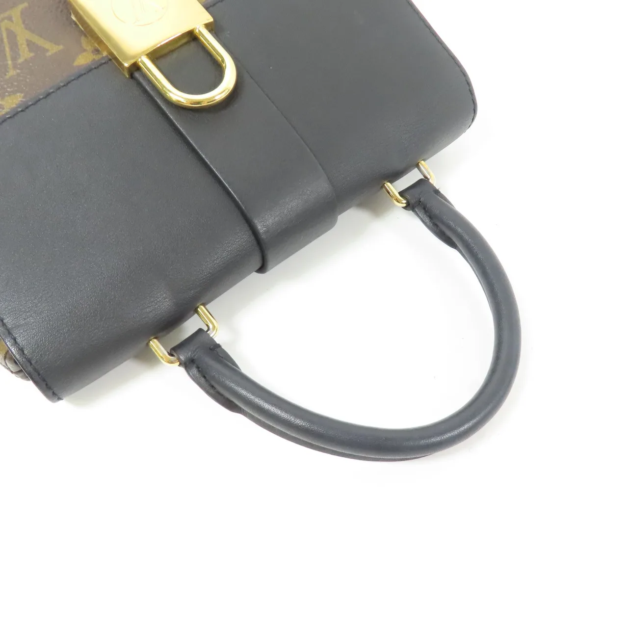 LOUIS VUITTON Locky M44141 兩用包 塗層帆布 棕色 / 黑色 / Brown/Black 塗層帆布 中古品B - 縮圖 10