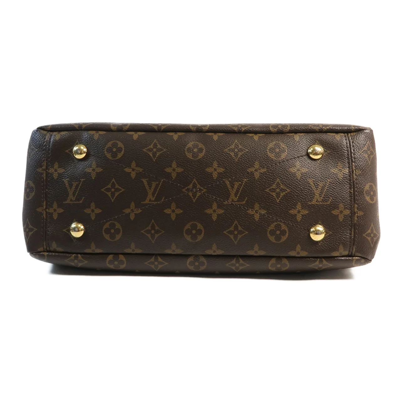 LOUIS VUITTON Pallas M50067 兩用包 塗層帆布 棕色 / Brown 塗層帆布 中古品A - 縮圖 4