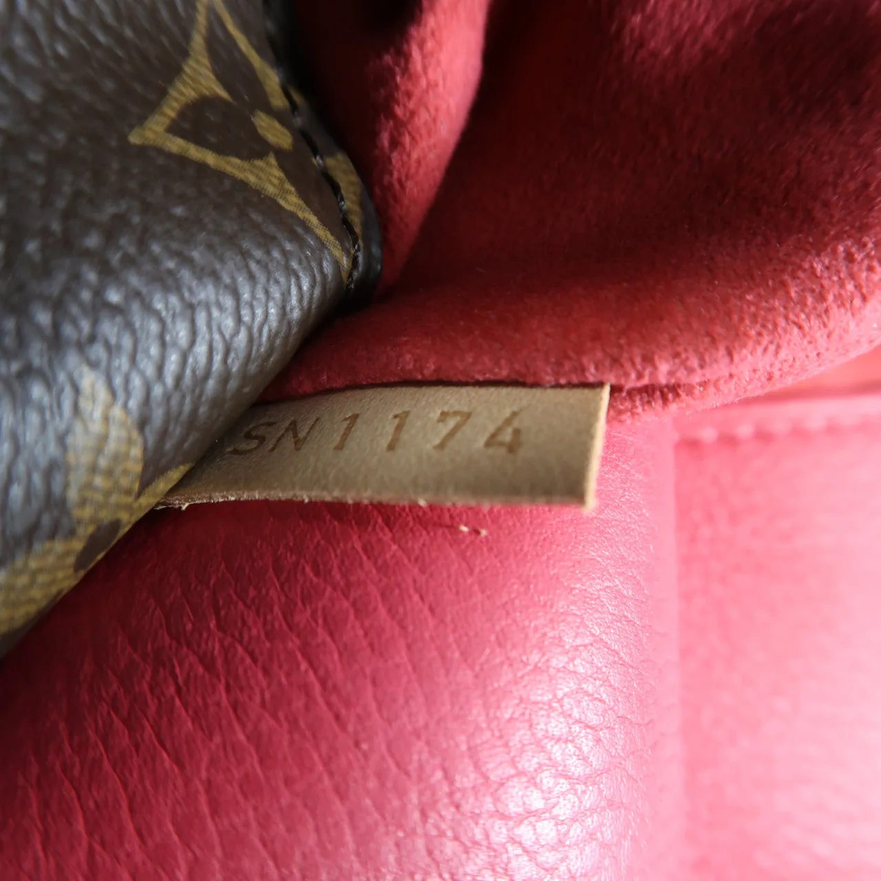 LOUIS VUITTON Pallas M50067 兩用包 塗層帆布 棕色 / Brown 塗層帆布 中古品A - 縮圖 7