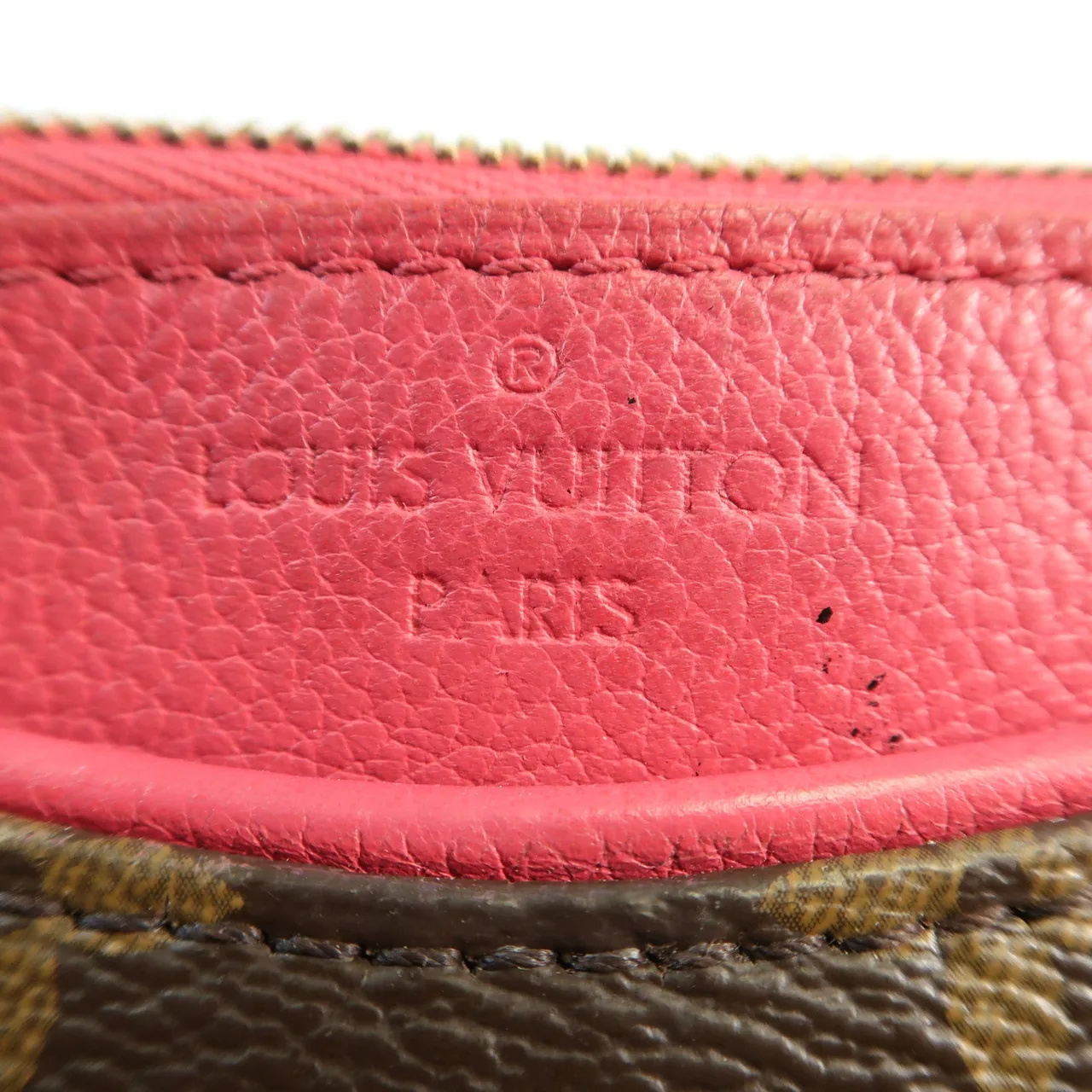 LOUIS VUITTON Pallas M50067 兩用包 塗層帆布 棕色 / Brown 塗層帆布 中古品A - 縮圖 8